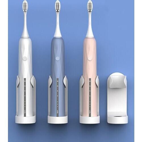 2Pcs/lot New Seamless Electric Toothbrush Rack Stand Toothbrush Organizer Wall-Mounted Holder Space Saving Bathroom Accessoriess