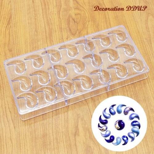Transparent Plastic Acrylic Mold Chocolate Maker Polycarbonate Gossip form Mould Hot