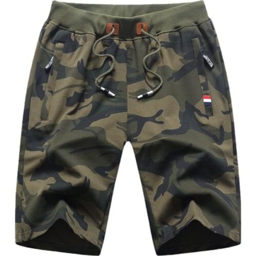 Mens Summer Beach Shorts 2021 Cotton Casual Bermudas Camouflage Men Boardshorts Homme Classic Brand Clothing Camo Shorts Male