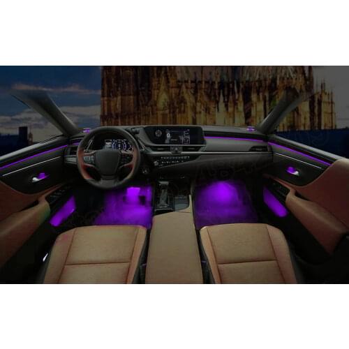 LED For Lexus ES 2018-2021 interior illuminated Ambient Light Rotating Midrange Treble Lamp Automatic Lift tweeter