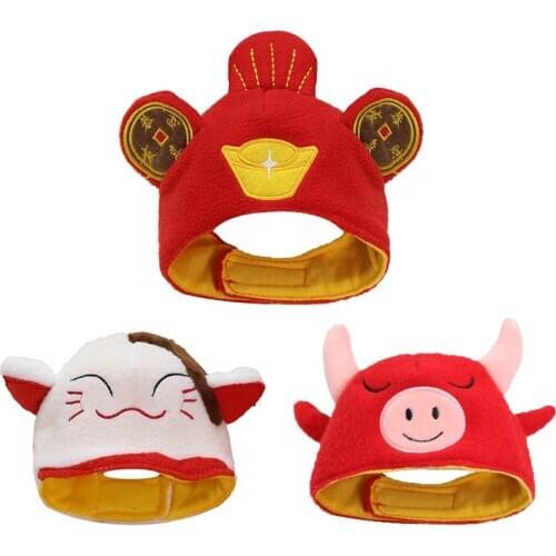 Warm Winter Cat Cap Dog Gorros Invierno Puppy Red Yorkshire Chihuahua Small Dog Hats For Cats Funny Pet Products