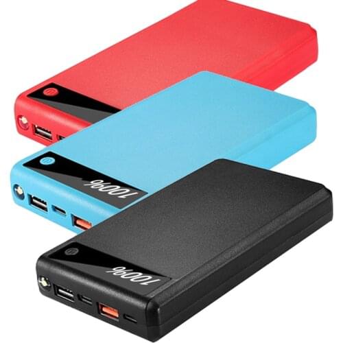 Display Screen Power Bank Shell Micro Type-c Input 6*18650 Battery External Charger DIY Powerbank Box Outer Case