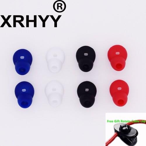 XRHYY Earpads Ear Buds Ear Gel Ear Cover Eartips For Samsung Gear Circle /Wireless SM-R130 Earphones + Free Rotate Cable Clip
