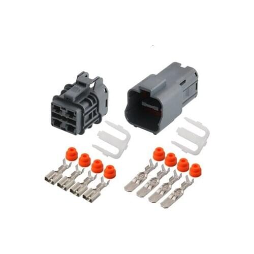 100 sets 4 Pin 7222-6244-40 7123-6244-40 Male Female Waterproof Auto Electrical Connector DJ70453A-6.3-11/21
