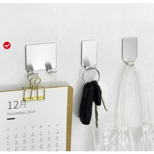 304Stainless Steel Holder Wall Men Shaving Shaver Shelf Bathroom Razor Rack Wall Adhesive Storage Hook Kitchen Hanger