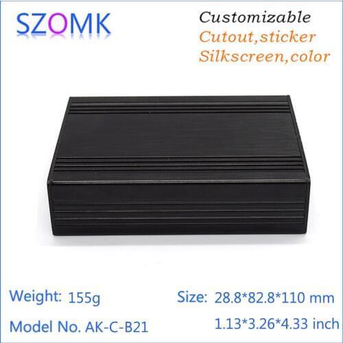 4 psc a lot Aluminum case for pcb designed project circuit box instrument enclosure case electronic diy 28.8*82.8*110mm