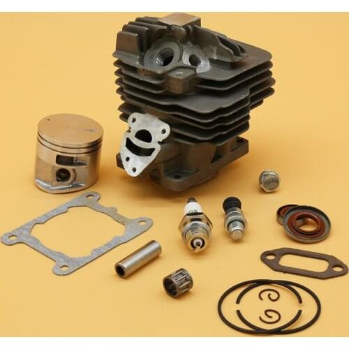 44.7mm Cylinder Piston Ring Spark Plug Bearing Oil Seal Kit Fit For Stihl MS261 MS 261 MS261C Garden Chainsaw Spare Parts