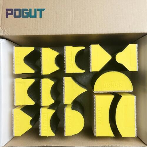 Special Shape Abrasive Block Hand Sanding Pad Base for Hook & Loop Sanding Disc Paper