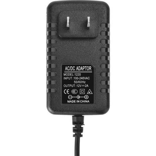 AC/DC Adapters US Plug/UK Plug DC 12V 2A AC Adapter Power Supply Transformer for 5050 5630 3528 LED Strip In Stock