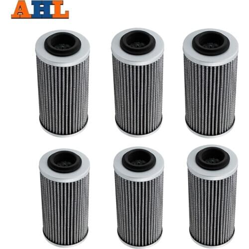 AHL 6pc Oil Filter for Sea Doo GTX 215 Wake RXT X 260 GTS 130 GTR215 GTI RXP X 260 IS X UTOPIA SPEEDSTER