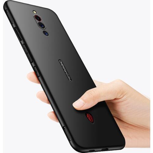 For ZTE Nubia Red Magic 5G Case 2020 Black Silicone TPU Soft Back Cover Coque For Nubia Red Magic 5G NX659J Phone Case