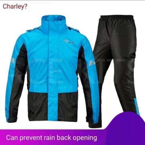 Motorcycle Rider Raincoat Four seasons waterproof knight raincoat scooter reflective riding raincoat Store No.10