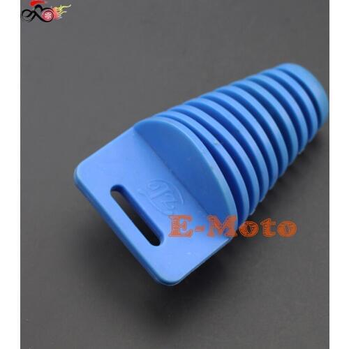 Exhaust Muffler Wash Plug Waterproof Plug 35-60MM Pit Dirt Bike ATV Scooter Quad BLUE
