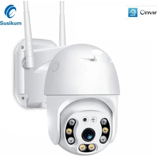 1080P IP Camera Wifi PTZ Security CCTV Cameras Home Smart Ai Outdoor Wireless Video Surveillance Sd Card Slot Icsee