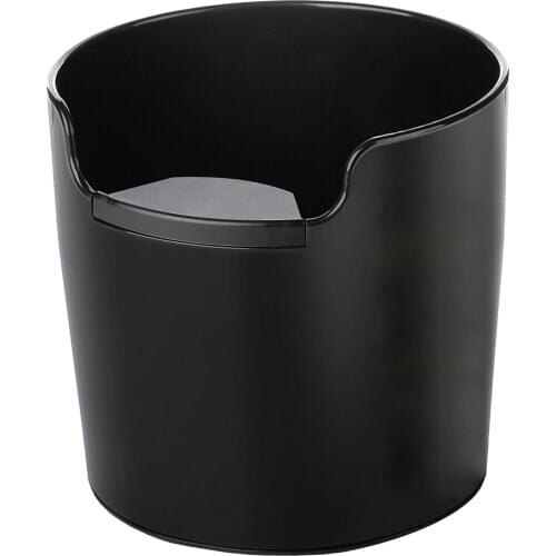 Coffee Knock Box Espresso Grinds Waste Container Tamper Bin Capacity 500g Black