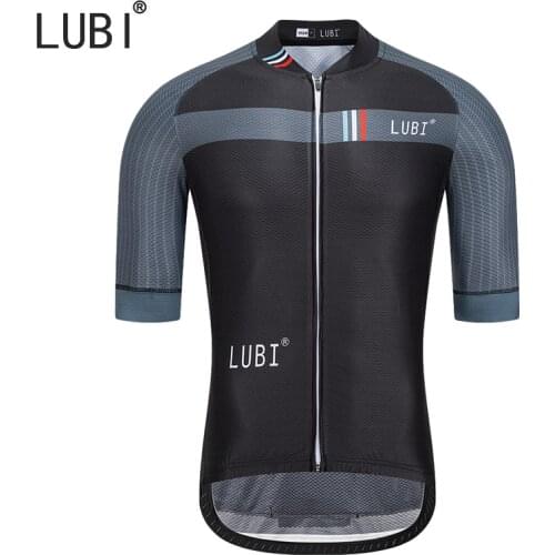 LUBI 2021 Men Cycling Jersey Breathable Quick Dry MTB Downhill Bicycle Shirts Summer Road Clothing Bike Clothes Maillot Ciclismo