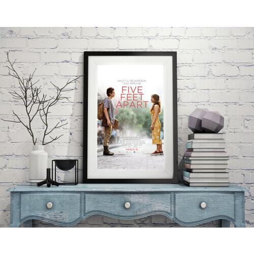 L0154 Five Feet Apart Movie Silk Fabric Poster Art Decor Indoor Painting Gift