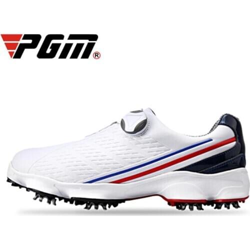 PGM factory direct golf shoes mens waterproof shoes rotating shoe buckle golf shoes