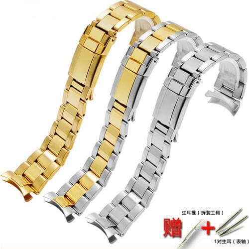 Watch accessories 20MM suitable for Rolex yacht strap male Daytona stainless steel waterproof business stainless steel strap