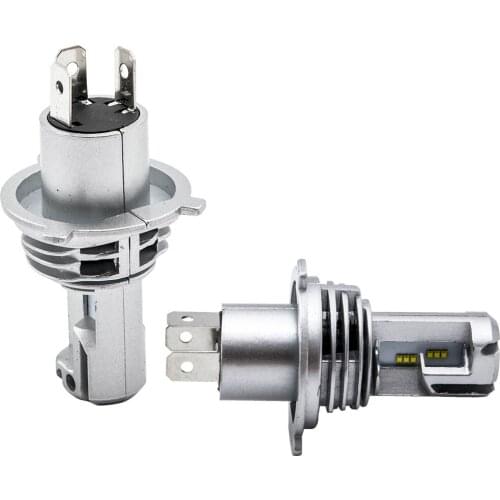 2x H4 9003 HB2 LED Headlight ZES M3 Mini Bulb Hi-Lo Beam Kit 24000LM 6500K White