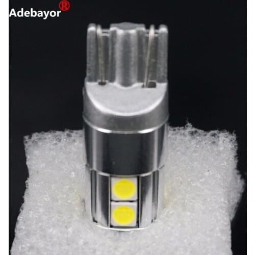 4Pcs T10 194 168 W5W 3030 9 Smd LED Bulb Car Auto Wedge Interior Reverse Signal Light Lamp 12V 24V White