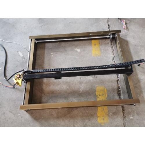 6040 laser machine rail and lens with belt laser head include