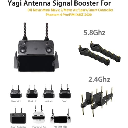 5.8Ghz Yagi Antenna 2.4Ghz Drone Remote Control Antenna Signal Booster For DJI Mavic Mini/PRO/Mavic 2/Phantom 4 Pro/FIMI X8 SE