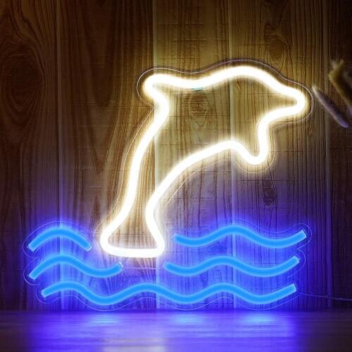 Colorful Neon Lamp USB Powered Bar Party Wall Hanging LED Neon Sign Light for Xmas Shop Window Art Bedroom Decoration Lights