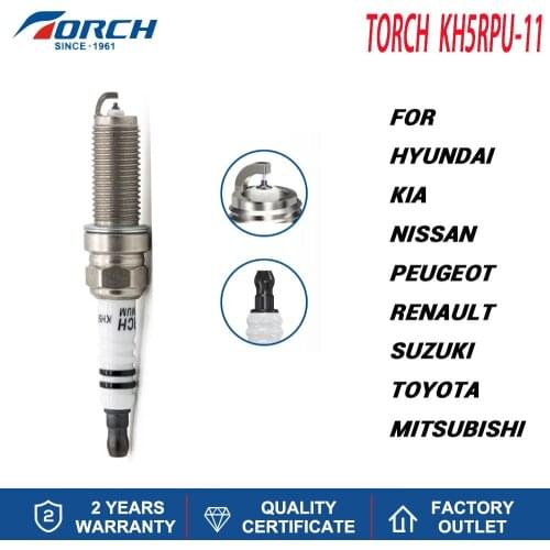 China Factory Car Parts Engine Parts PLATINUM Spark Plug Torch KH5RPU-11 for TOYOTA MITSUBISHI NISSAN HYUNDAI KIA