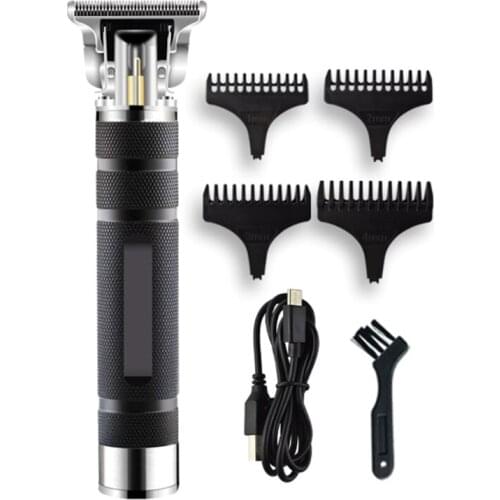 Mens retro oil head electric hair clipper haircut set