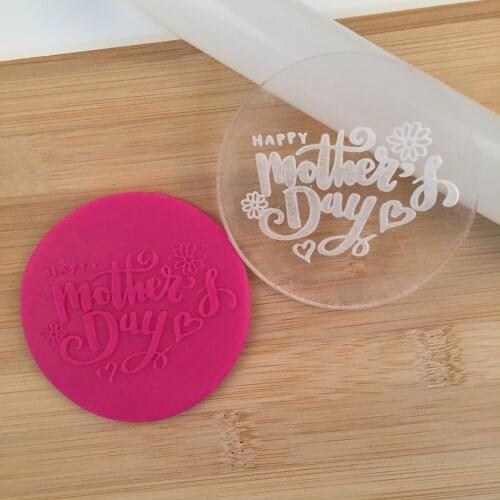 Dear Mom Happy Mothers Day Beautiful Cookie Seal Cookie Mould Baking Cake Tool