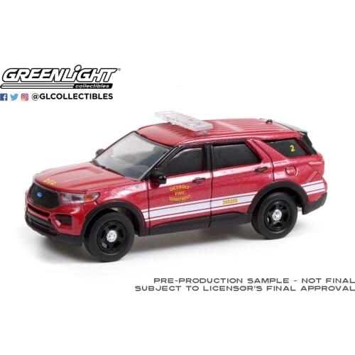 GreenLight 1:64 2020 FORD INTERCEPTOR UTILITY 30257 alloy toy car toys for children diecast model car Birthday gift
