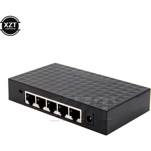 High Quality 5 Port Fast LAN Ethernet Desktop Network Switches Adapter 10/100/1000Mbps Base Gigabit Switch HUB