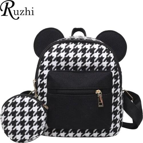 Bear Ears Mini Backpacks Houndstoot Bags 2021 Spring Woman Backpack New Arrivals Bags Designer Lady Bag Shoulders Bag For Girl