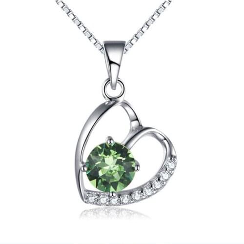 Fashione Heart Pendant 100% Guaranteed Real 925 Sterling Silver Pendant YH4362