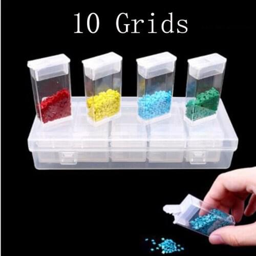 New Arrivals Diamond Painting Accessories Box Rhinestone Embroidery Crystal Bead Organizer Storage Boxes Case Container Tools