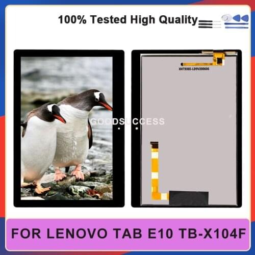 Original 10.1" For Lenovo TAB E10 TB-X104 TB-X104F TB-X104L TB X104 LCD Touch Screen Digtizer Assembly Free Tools