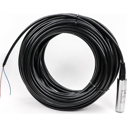 50m cable length water depth level sensor submersible level meter analog current output 4-20ma 316ss material