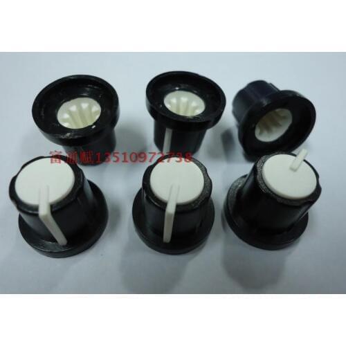 Potentiometer Encoder band switch plastic knob cap 17*15MM flower shaft hole (switch)