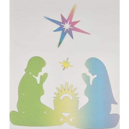 Christmas prayer metal cutting knife mold, scrapbook, photo album, greeting card, DIY decoration, handmade art