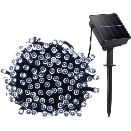 200 LED Solar Charge LED String Outdoor Waterproof RGB Fairy Solar light Night Sensor Garden Patio Lawn Yard Christmas Decoratio