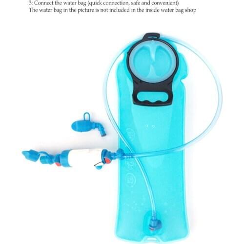 Outdoor Water Purifier Camping Hiking Emergency Life Survival Portable Purifier Water Filter Straw Portable Multifunctional