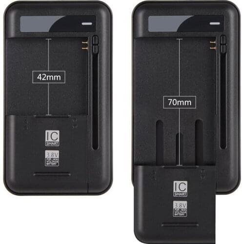 Universal Battery Charger with USB Output Port for 3.8V High-Voltage Battery For Samsung Galaxy S2 S3 S4 J5, Note 2 3