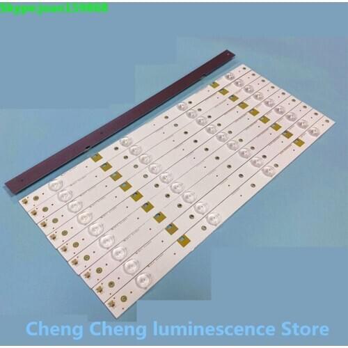 10pcs/set led backlight strip lamp for chang hong 43inch 43N1 43U1 43U3C UD43D6000I CHGD43LB03-LED3030-V0.5