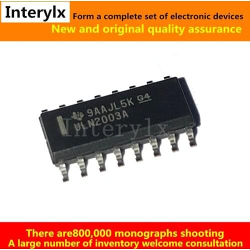 10Pcs ULN2003ADR ULN2003A 2003 SOIC-16 Darlington Transistors NPN IC chip