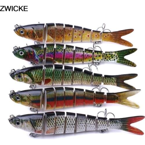 13.7cm 27g Sinking Wobblers Fishing Lures Jointed Crankbait Swimbait 8 Segment Hard Artificial Bait For Fishing Tackle Lure