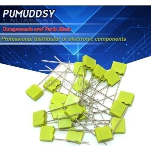 500PCS Polypropylene Safety Plastic Film 100V 1nF ~ 470nF 100nf 220nf 10nf 47nf 22nf 1nf 0.47uf 0.1uf Correction capacitor