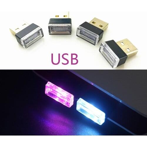 Car-Styling USB Atmosphere LED Light Car Accessories for Chevrolet Cruze TRAX Aveo Sonic Lova Sail EPICA Captiva Malibu Volt