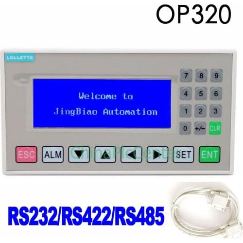 Text display MD204L OP320-A panel display screen HMI with RS232/RS422/RS485 for various PLC,support the modbus protocol 3X 4X
