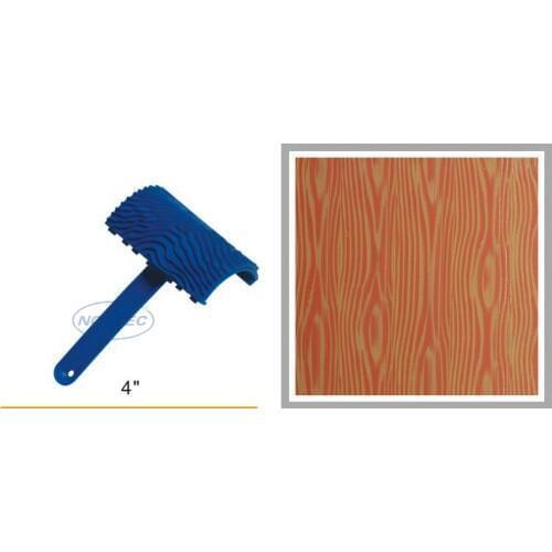 4'' rubber wood Grain liquid wallpaper tools NWG42 FREE shipping | 100mm woodgrain tool | art textured tools